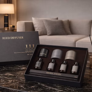 Luxury Discovery Collection | 3x 50ml Reed Diffuser Gift Set - Lemongrass, Cedar & Amber